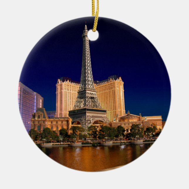 Las Vegas strip 5 Ceramic Ornament (Front)