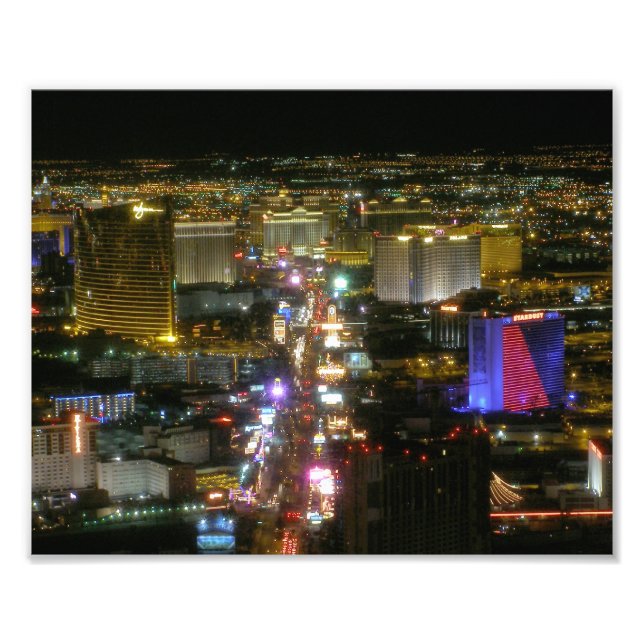 Las Vegas Strip 8x10 Photo Print (Front)