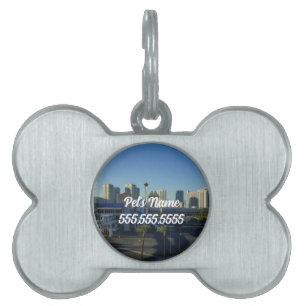 Las Vegas Strip Ahead Pet ID Tag
