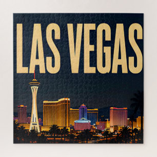 Las Vegas Strip and Neon Lights Jigsaw Puzzle