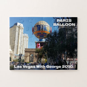 Las Vegas Strip Hot Air Balloon   Dementia Jigsaw Puzzle