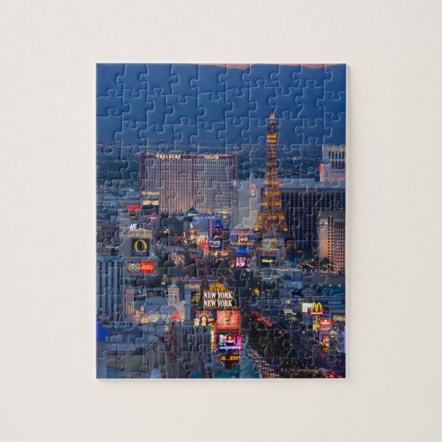 Las Vegas Strip Jigsaw Puzzle (Vertical)