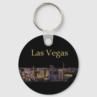 Las Vegas Strip Keychain Night time