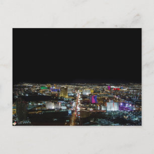 Las Vegas Strip Wide Angle View Postcards