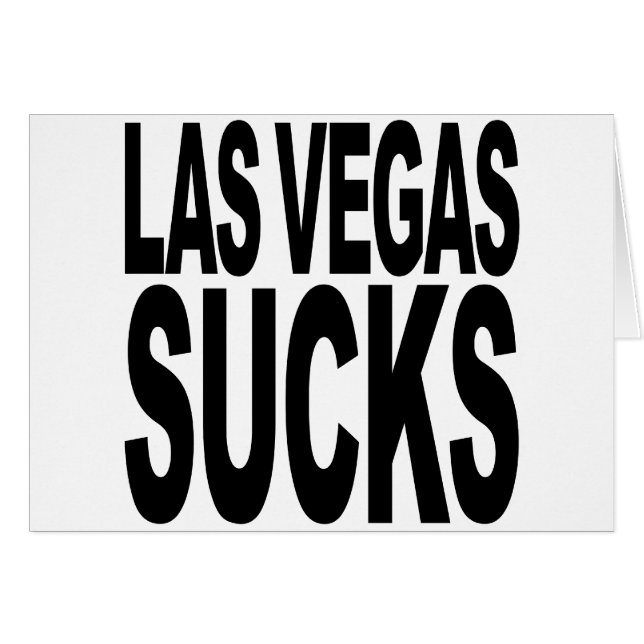 Las Vegas Sucks (Front Horizontal)