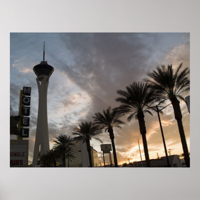 Las Vegas Sunset Poster Print (Front)
