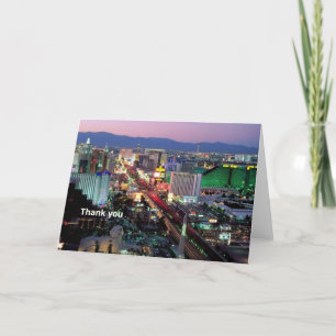 Las Vegas THANK YOU Card