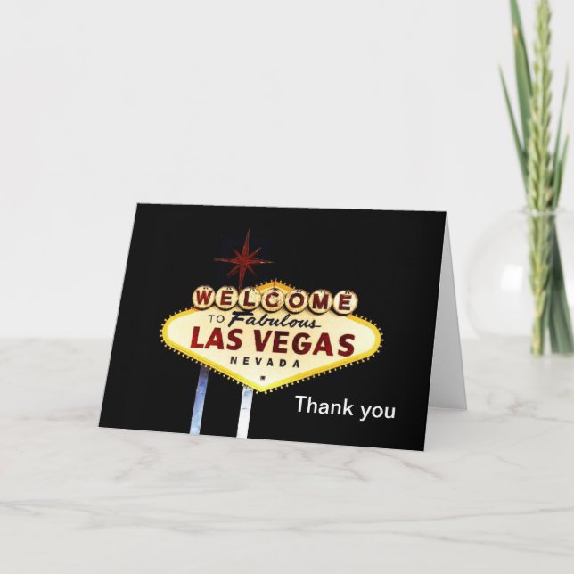 Las Vegas Thank you Card (Front)