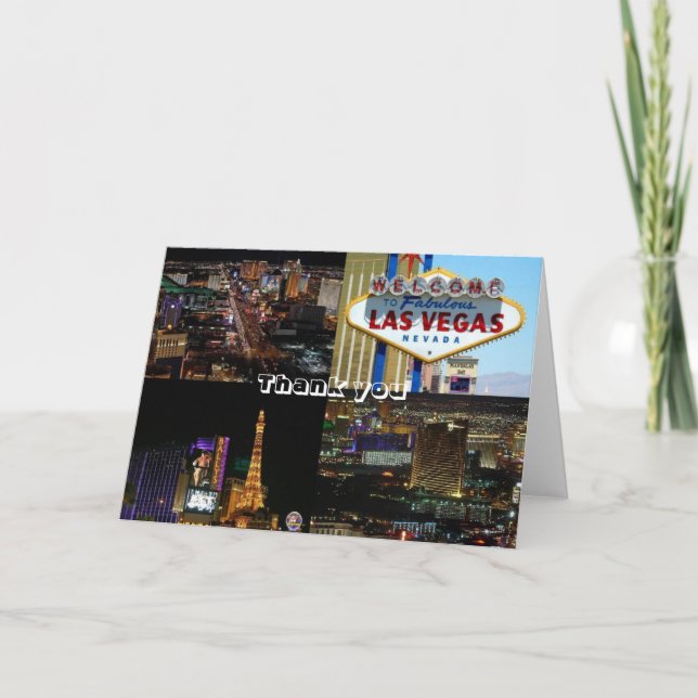 Las Vegas Thank you Card (Front)