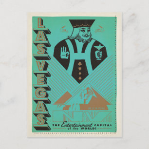 Las Vegas   The Entertainment Capital of the World Postcard