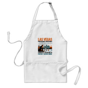 Las Vegas Tired Overthinker Energy Saving Mode Standard Apron