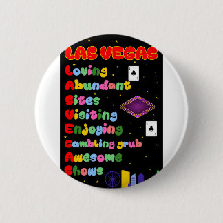 Las Vegas Tourist Acronym Button
