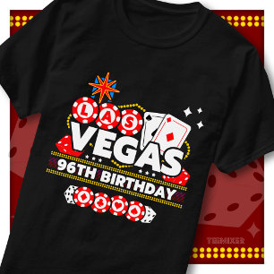 Las Vegas Trip 96th Birthday Party Squad Crew T-Shirt