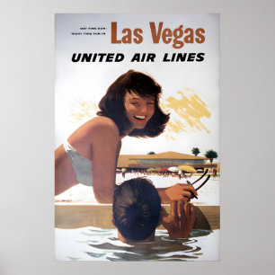 Las Vegas - United Vintage Travel Poster