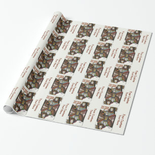 Las Vegas USA Vintage Travel wrapping paper