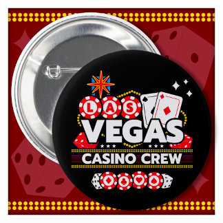 Las Vegas Vacation Casino Crew Las Vegas 6 Cm Round Badge