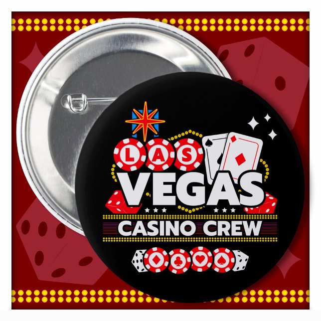 Las Vegas Vacation Casino Crew Las Vegas 6 Cm Round Badge (Creator Uploaded)