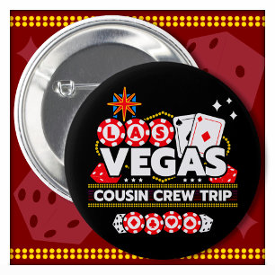 Las Vegas Vacation Cousin Crew Las Vegas 6 Cm Round Badge
