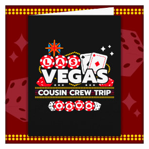 Las Vegas Vacation Cousin Crew Las Vegas Card