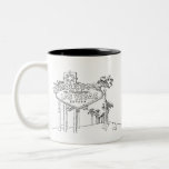 Las Vegas Vacation Drawing Vacation Art Travelling Two-Tone Coffee Mug<br><div class="desc">Celebrate a land rich in heritage! Our Las Vegas Vacation Drawing Vacation Art Travelling Design captures the essence of this historic place. The blank design is perfect for your favourite Zazzle products. The Las Vegas Vacation Drawing Vacation Art Travelling Design is sure to add a commemorative vibe to your products....</div>