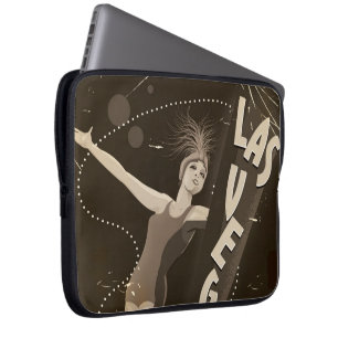 Las Vegas vintage travel poster Laptop Sleeve