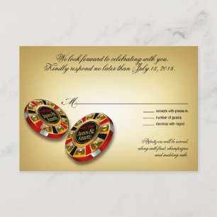 Las Vegas VIP RSVP response   red Invitation