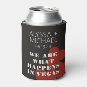 Las Vegas We Are What Happens Wedding Favour Can Cooler