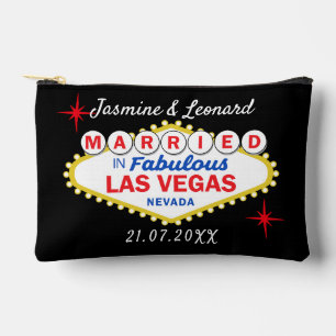 Las Vegas Wedding Bride Toiletries Accessory Pouch