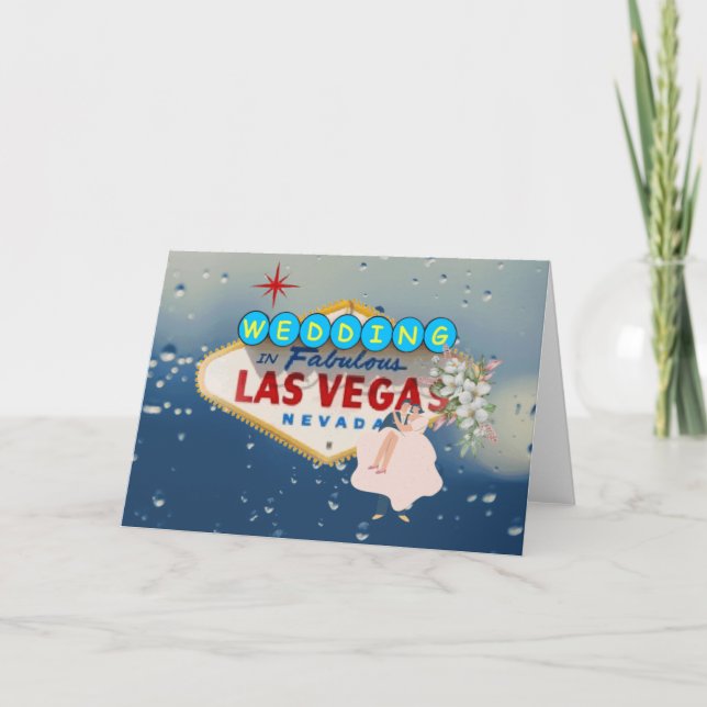 Las Vegas Wedding Card (Front)