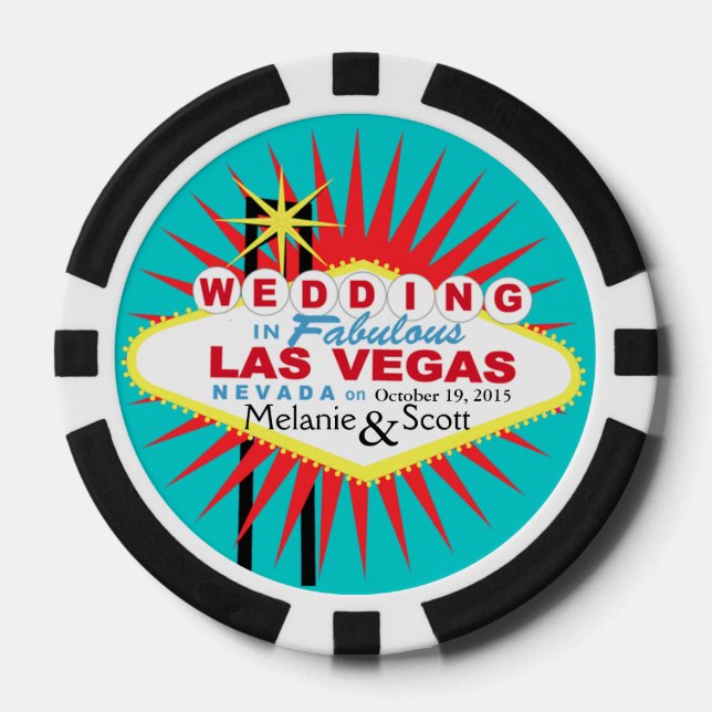 Las Vegas Wedding Casino Chip (Front)