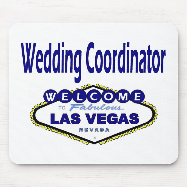 Las Vegas Wedding Coordinator Mousepad (Front)