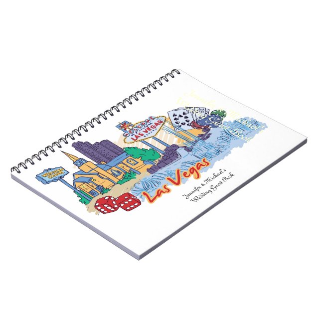 Las Vegas Wedding Guest Book (Left Side)