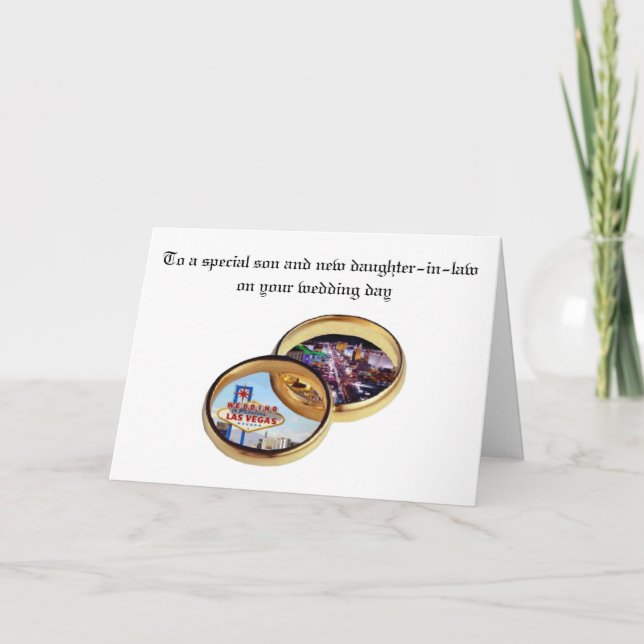 Las Vegas Wedding (Hallsworth) Card (Front)