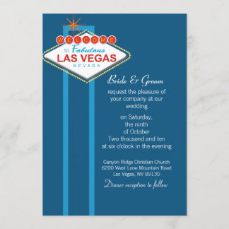 Las Vegas Wedding Invitation