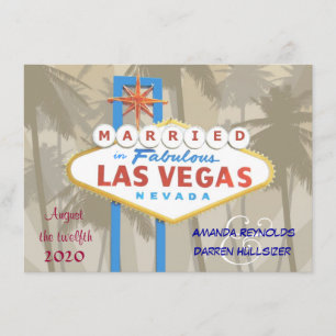 Las Vegas Wedding Invitations - 4.5" x 6.25" Size