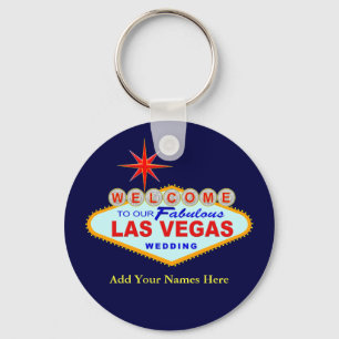 Las Vegas Wedding Key Chain