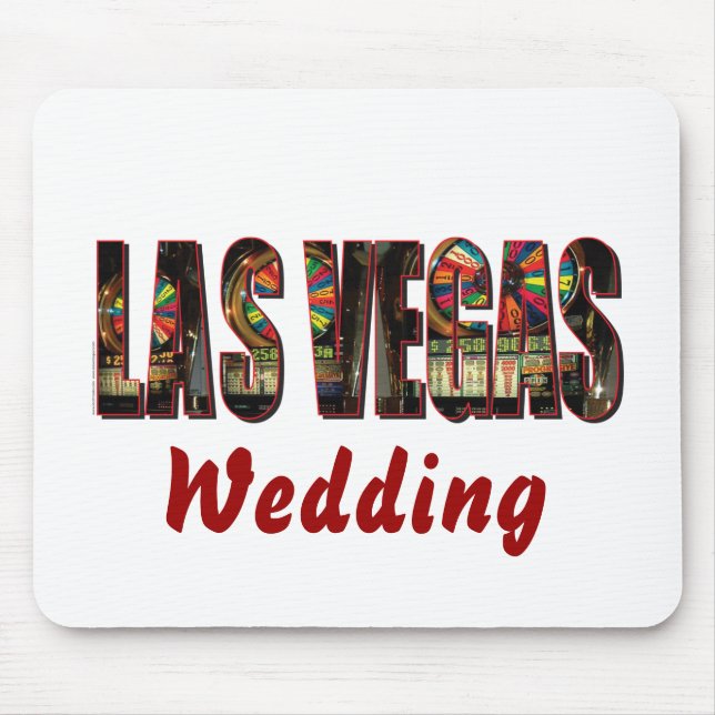 Las Vegas Wedding Mouse Pad (Front)