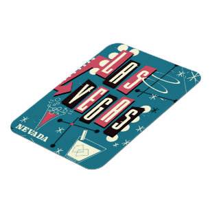 Las Vegas wedding nevada vintage travel poster Magnet