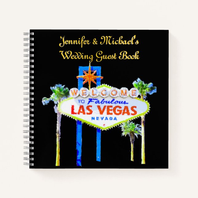 Las Vegas Wedding  Notebook (Front)