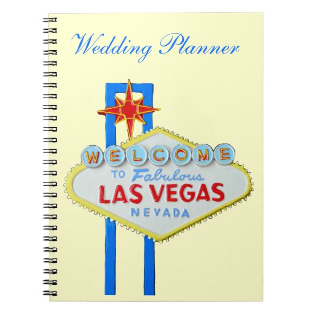 Las Vegas Wedding Planner Notebook (Front)