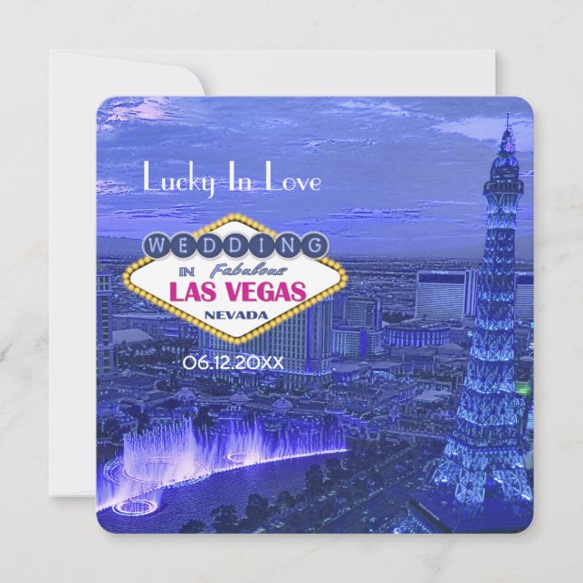 Las Vegas Wedding - Save the Date (Front)