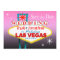 Las Vegas Wedding Save the Date - pink