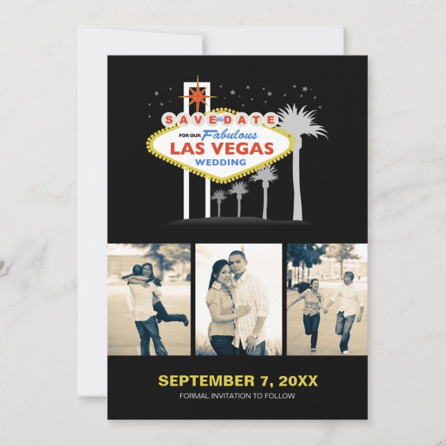 Las Vegas Wedding Save-the-date Save The Date (Front)