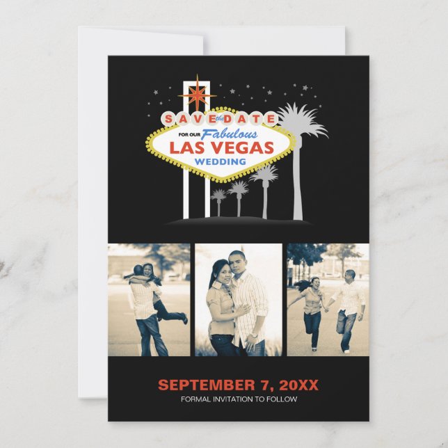 Las Vegas Wedding Save-the-date Save The Date (Front)