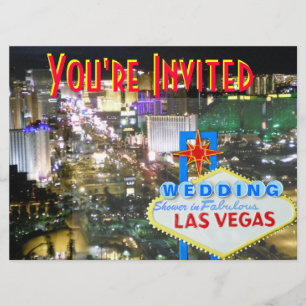 Las Vegas Wedding Shower Invitation