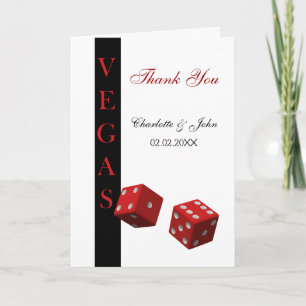 Las Vegas Wedding Thank You cards