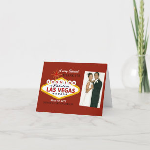 Las Vegas Wedding Thank You Photo Cards