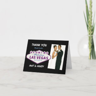 Las Vegas Wedding Thank You Photo Cards