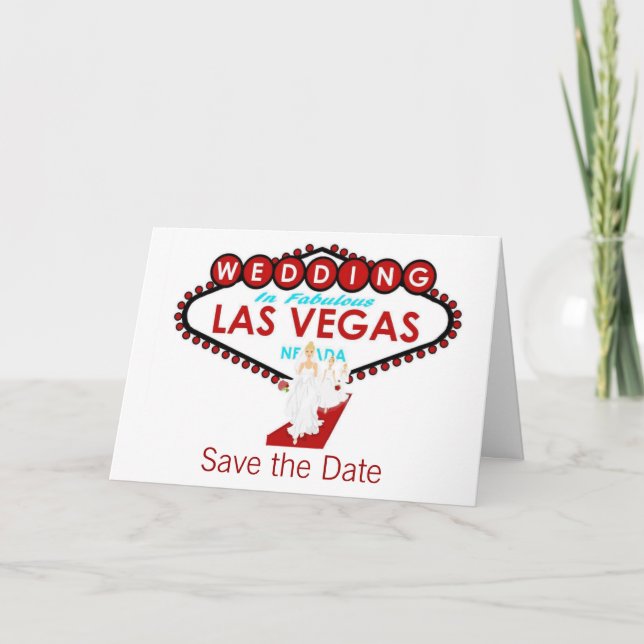 Las Vegas Wedding Valentine's Day 2013 Card (Front)