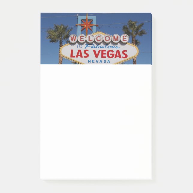 Las Vegas Welcome Sign Post-it Notes (Front)